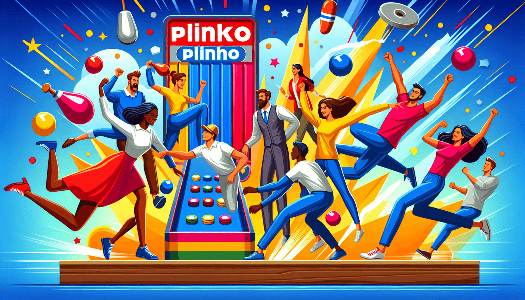 Plinko game characters